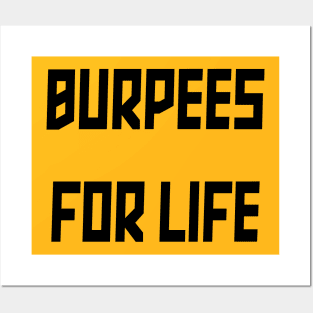 Burpees for Life Posters and Art